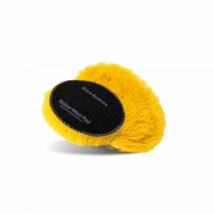 Shine Systems Yellow Wool Pad - полировальный круг из желтого меха