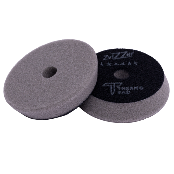 ZviZZer THERMO PAD - СЕРЫЙ твердый полировальный круг. Комплект 2 шт (Диаметр 80мм)