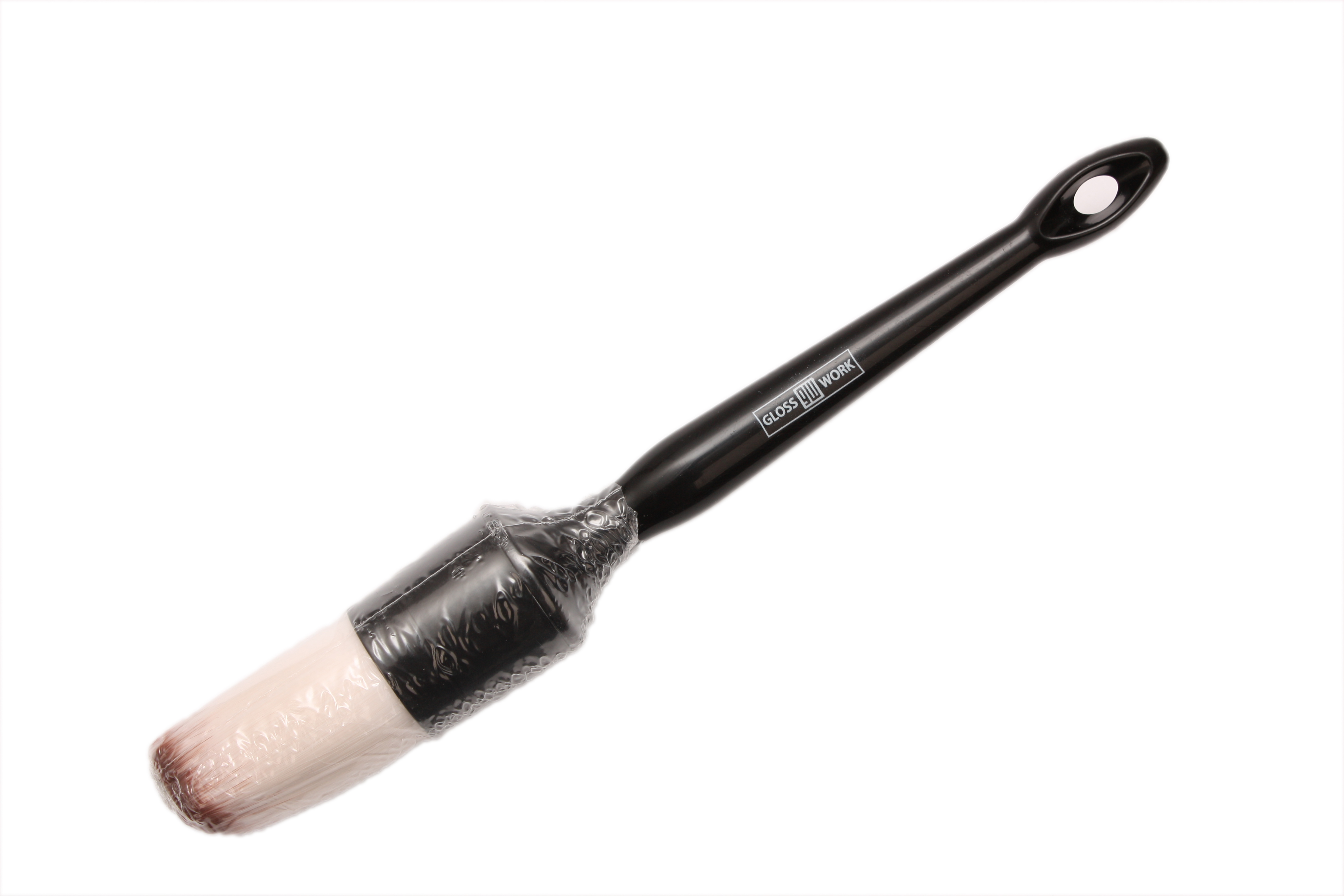 Detailing Brush #18 Кисть для детейлинга из белой синтетической щетины мягкая